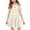 Earthy Yellow, variant on yuCgh Girls Easter Party Dress, Short Sleeve Summer Dress with Pocket & Floral Print, Lightweight Casual Easter Dress for Children,Blue 110