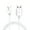 White-Port A, variant on Convenient & Stable Charging Cable Strong Connection Watch Charging Cable ABS Charging Cord for Fit3 Watch