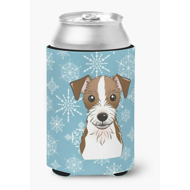 Caroline's Treasures BB1636CC Copo de nieve Jack Russell Terrier Can / Bottle Hugger, Multicolor Caroline's Treasures BB1636CC