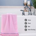 thumbnail image 3 of Bathroom Hand Towel - Cotton super soft High absorbent Hand towel, household bathroom hand towel - pink, 3 of 5