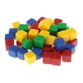 thumbnail image 3 of lionlar 16MM Mixed Acrylic Blank Dice Cubes for Classroom Board Games, DIY Sticker, Math, 3 of 7