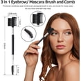 thumbnail image 6 of Rongsi Eyelash Curlers Kit for Women w Lash Curler, Eyelash Comb Seperator, 3 in1 Mascara Brushes, Eyelash Extension Tweezers, Foldable Eyebrow Brush and Comb, 10 Silicone Refills Pads, 6 of 7