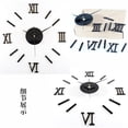 thumbnail image 5 of Large 3D Frameless Wall Clock Stickers,DIY Roman Numerals Clock Movable Wall Clock Decoration,Mirror Surface Acrylic Wall Clock for Living Room Bedroom Office Decoration, 5 of 5