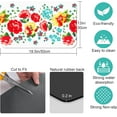 thumbnail image 5 of Coffee Bar Mat Accessories for Countertop Pioneer Flower Absorbent Hide Stain Rubber Backed Dish Drying Mats for Kitchen Counter Draining Pad Decor Gift Fit Under Coffee Maker (20x12in), 5 of 5