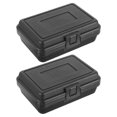 thumbnail image 1 of Caja de herramientas portátil impermeable de 2 piezas, estuche rígido de plástico negro, organizador de equipo protector para herramientas mecánicas., 1 of 7