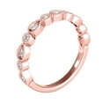 thumbnail image 3 of AoneJewelry 0.20 Ct. Elegant Diamond Design Wedding Band In 10K Solid White, Yellow & Rose Gold, 3 of 5