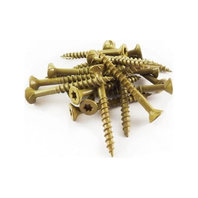 WoodPro Fasteners AP10X4-1 Number-10 by 4-Inch All Purpose Wood Construction Screws, T25, 1-Pound Net Weight, 54-Piece