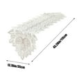 thumbnail image 3 of Dvumao Kitchen Gadgets, White Hollow Lace Table Flag Beautiful Flower Tablecloth Table Flag Home Dining Table Decoration 13.78x45.28 Inches, Mom Gifts, 3 of 6