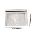 thumbnail image 3 of Uxgjfwu Pencil Case Three Hole Cloth Double Layer Mesh Large Capacity Zipper Organizer for Sch-ool Office Supplies 2 Pack, 3 of 9