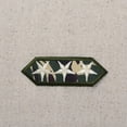 thumbnail image 2 of Military - Three Stars - Camo - Iron on Applique/Embroidered Patch, 2 of 2