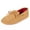 Cinnamon, variant on Men's Double Bottom Fleece Hardsole Moccasin