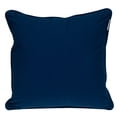 thumbnail image 2 of Parkland Collection Transitional Geometric Blue Square 20" x 20" Pillow, 2 of 4