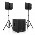 thumbnail image 1 of Sistema de audio lineal con subwoofer 18" y 2 satelites 4" 2800w Audiobahn MURDER18X, 1 of 6