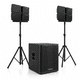thumbnail image 1 of Sistema de audio lineal con subwoofer 18" y 2 satelites 4" 2800w Audiobahn MURDER18X, 1 of 6