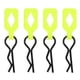 thumbnail image 1 of 4 Uds. Hebillas de Clips de carcasa de cuerpo de Metal para accesorios de piezas de coche de Control remoto 1/10 RC (amarillo verde), 1 of 8