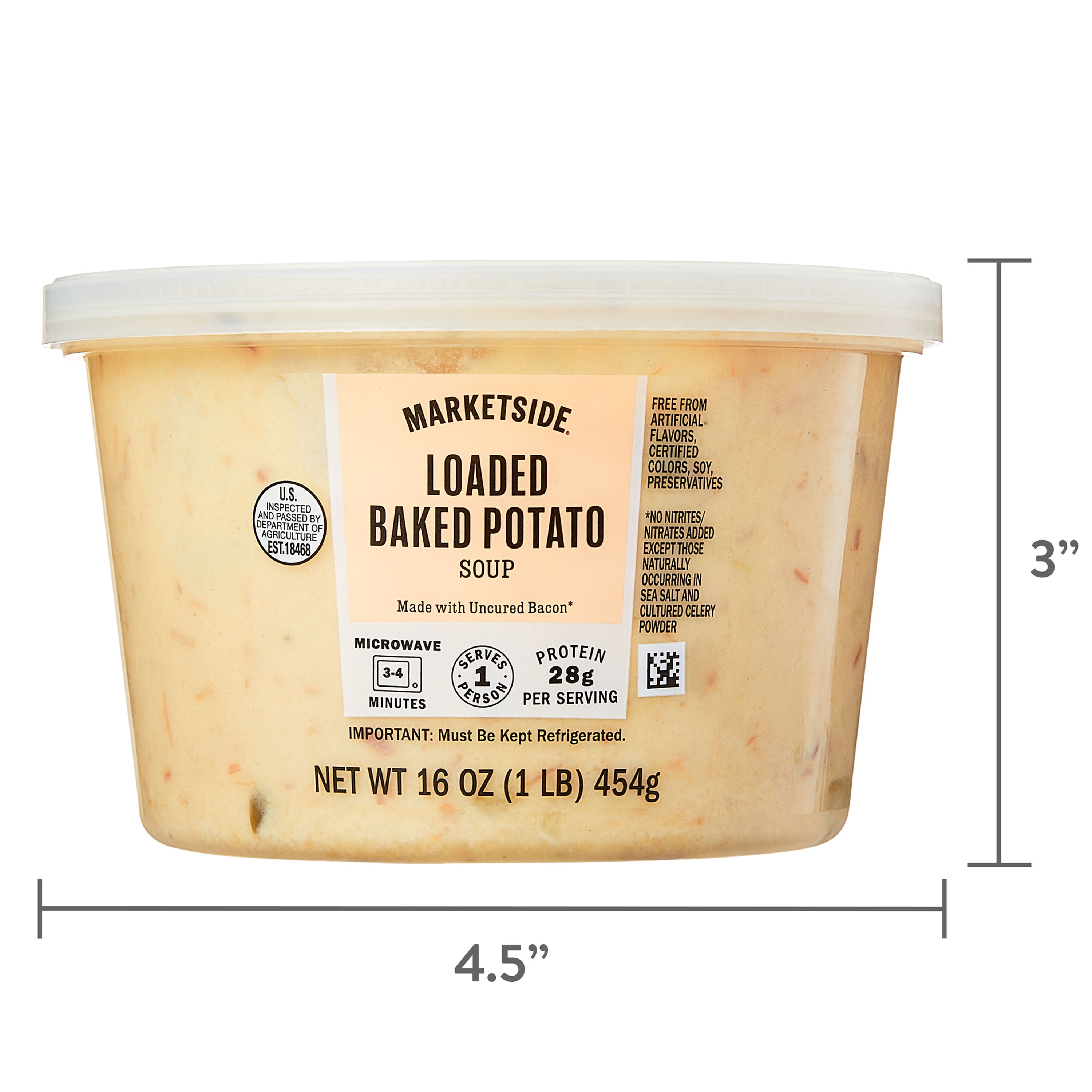 Marketside Loaded Potato Soup, 16 oz