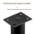 thumbnail image 1 of 4 PCS Adjustable Height Furniture Support Legs [with Screws] 3.15-4.72 Inch for Bed Frame/Bed Center Slat White, 1 of 5
