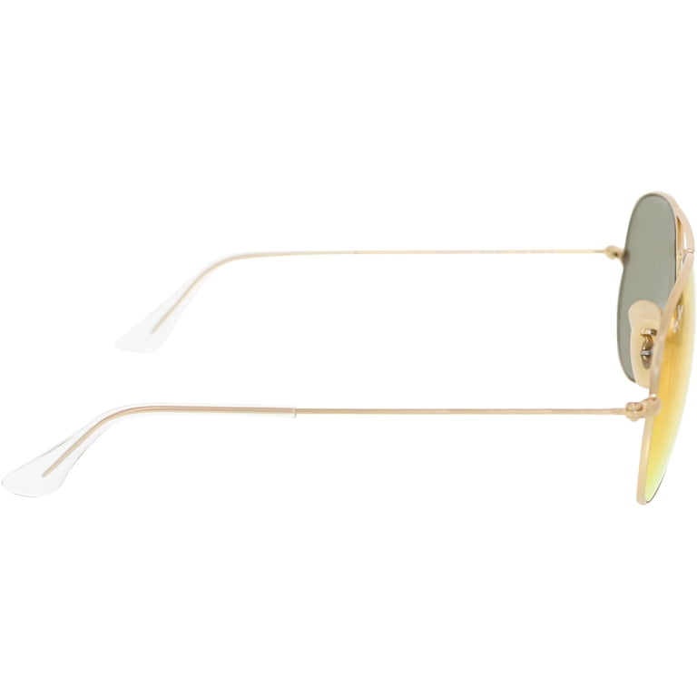 Aviator Flash Lens. 55MM (small lens) Ray-Ban RB3025 Classic Aviator Sunglasses, 55MM, Flash Lens  main image 3