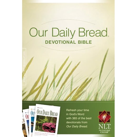 Pre-Owned Our Daily Bread Devotional Bible-NLT (Hardcover) 1414361955 9781414361956