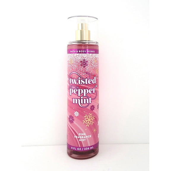 Bath & Body Works Twisted Peppermint Fine Fragrance Body Mist 8 oz New