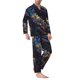 thumbnail image 2 of Fotbe Colorful Patterned Snake Pijama de Hombre con Estampado de Manga Larga, Conjunto de 2 Piezas, Ropa de Dormir Suave y Cómoda con Bolsillos-X-Large, 2 of 7