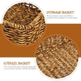 thumbnail image 5 of WEAVILUX Plastic Utensil Basket - Sturdy Woven Coffee Kitchen Organizer and Storage Accessory, 5 of 6