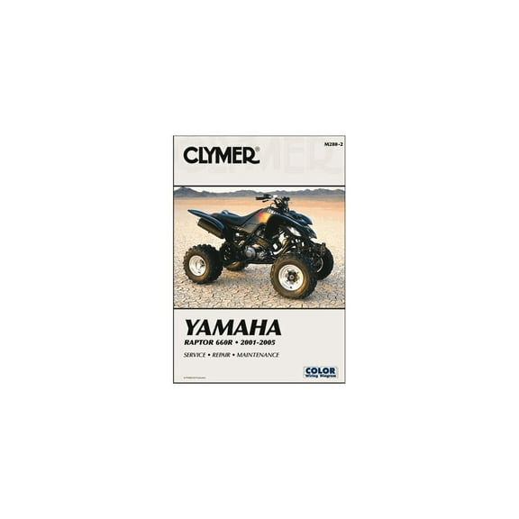 Clymer Repair/Service Manual '01-05 Yamaha YFM660R Raptor (M280-2)