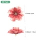 thumbnail image 3 of Uxcell 50 Paquete Cabezas de Flores Artificiales Cabeza de Ciruelo de Seda Falsa Rojo Vino, 3 of 7