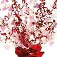 thumbnail image 2 of Beistle Heart Gleam 'N Burst Centerpiece red & opalescent (Case of 12), 2 of 2