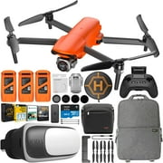 Autel Robotics EVO Lite+ Premium Elite Content Creator Drone Quadcopter (Orange) 20MP & 6K Video Triple Battery and ND Filters Bundle with Deco Gear Backpack + FPV VR Headset + Landing Pad & Software