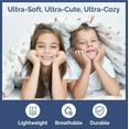 thumbnail image 4 of CGK Linens 4-Piece Cute & Cozy Kids Sheet Set - Queen Size Kids Bedding With Vibrant Designs For Boys, Girls, Teens, Toddler, Princess Unicorns, 4 of 7