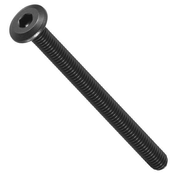 Flat Head Hex Socket Cap Screws Bolts(1/4"-20x3-1/2") 15Pcs, 304 Stainless Steel Hex Socket Furniture Bolts Countersunk Screws - for Furniture Woodworking Project, Black