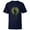 Navy, variant on Marvel Studios Loki Season 2 Suit and TVA Logo Crest - Short Sleeve T-Shirt for Kids - Customized-White