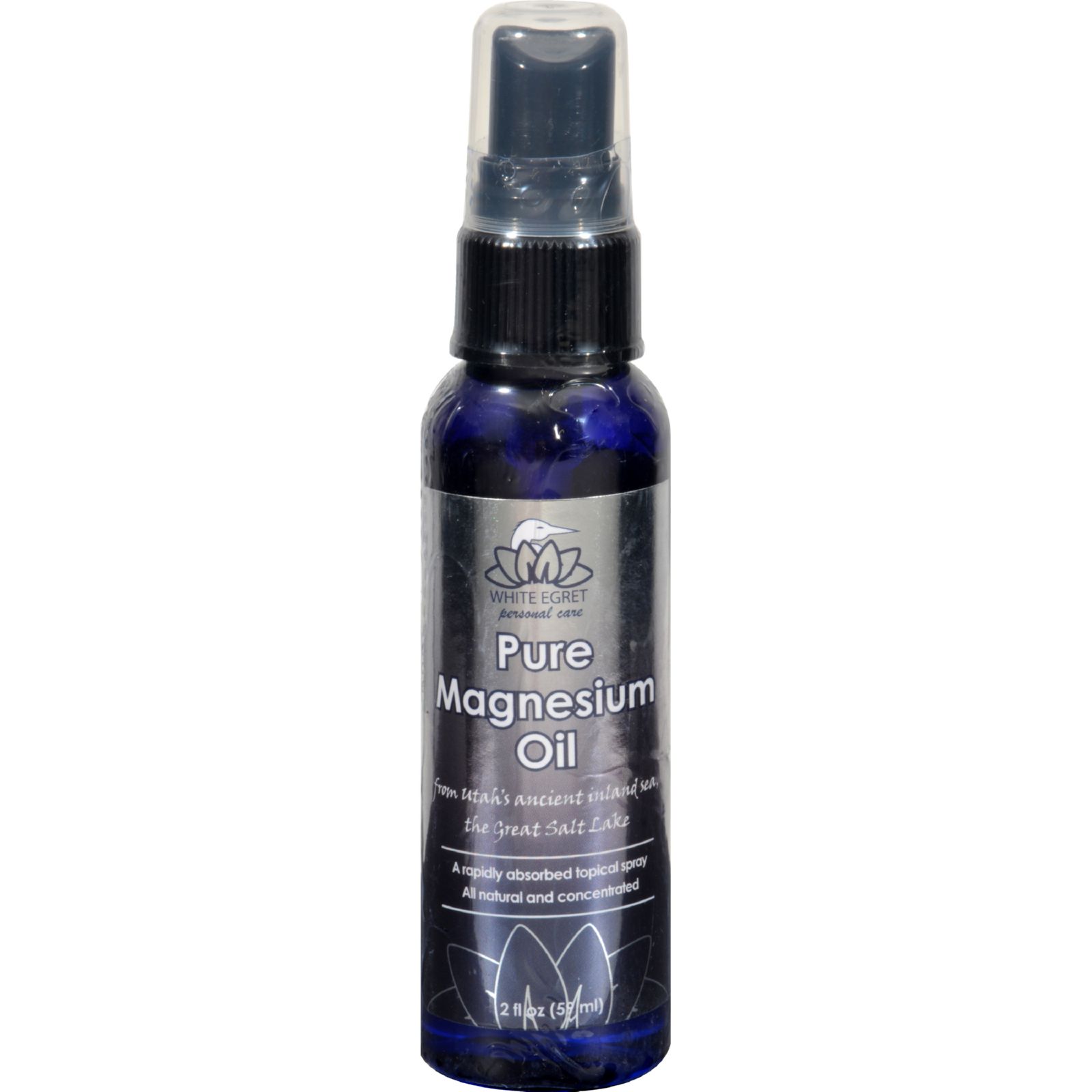 White Egret Pure Magnesium Oil Spray 2 fl oz