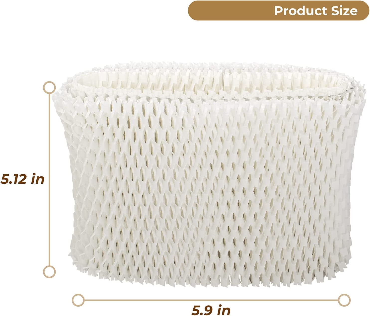 Janrevotw Humidifier Filter Replacement For Vicks And Kaz Wf2, Fits Vicks V3500n, V3100, V3900 Series, V3700, Sunbeam 1118, 1119, And 1120 Series-2/4 Packages
