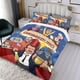 thumbnail image 3 of Grimsburg Conjunto de sábanas temático, trío de piezas, cómodo y amigable con la piel, diseño único, regalo de decoración para el hogar para familiares, amigos y fans,173cm *218cm, 3 of 6
