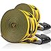 thumbnail image 3 of US Cargo Control 3 Inch x 30 Foot Yellow Replacement Winch Strap with Flat Hook 2 Pack, 3 of 4