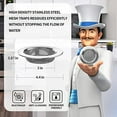 thumbnail image 2 of GYDEK Kitchen Sink Strainer, Stainless Steel Sink Drain Strainer, Dishwasher Safe, Pack of 3, 2 of 8