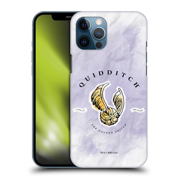 Head Case Designs Officially Licensed Harry Potter Deathly Hallows XVII Quidditch Golden Snitch Hard Back Case Compatible with Apple iPhone 12 Pro Max