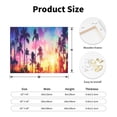 thumbnail image 2 of Kdxio Tropical Palm Tree at Sunset Pattern Canvas Wall Art for Living Room Wall Decor for Bedroom Bathroom Modern Framed Canvas Art Prints Ready to Hang,Horizontal, 2 of 6