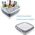 thumbnail image 4 of TORUBIA Dish Basin Collapsible with Drain Plug Carry Handles for 9 L Capacity, Collapsible Sink Tub, Dish Wash Basin, Portable Dish Tub, Foldable Dishpan for Camping Dish Washing Tub and RV Sink, 4 of 7