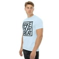 thumbnail image 4 of Unisex classic graphic tee message positivity make today great generated (Light Blue, 2XL), 4 of 6