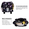 thumbnail image 7 of CHOYURME CHONYURM Women Floral Tote Bags Large Shoulder Bag Fashion Handbag with Zipper Closure for Gym Hiking Picnic Travel Beach, 7 of 7
