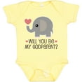 thumbnail image 3 of Inktastic Godparent Proposal Godmother Boys or Girls Baby Bodysuit, 3 of 5