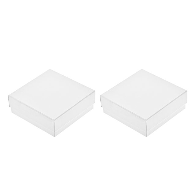 Unique Bargains Freezer Tube Box, 100 Places Cardboard Holder Rack for 1.5/1.8/2ml Microcentrifuge Tubes 2Pcs