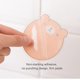 thumbnail image 4 of 4pcs Wall Mounted Toothbrush Holder, Cartoon Silicone Wall Mounted Toothbrush Holder, Self Adhesive No Hole Suitable For Bathroom, Kitchen, Wire, 4 of 5