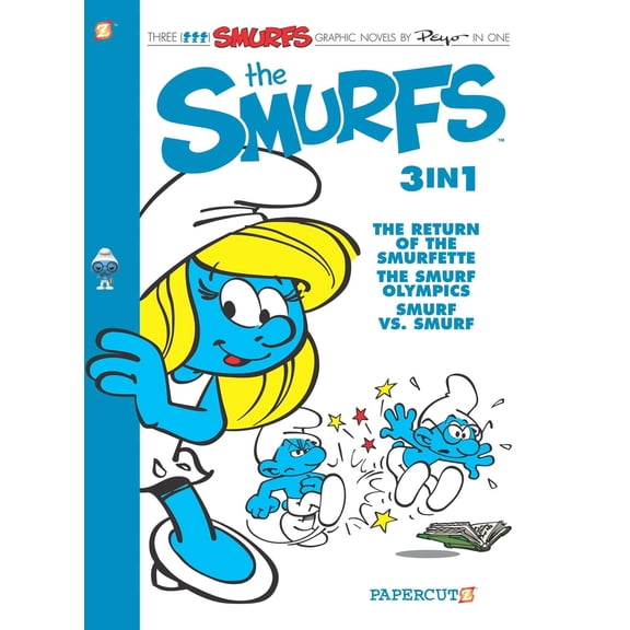 Pre-Owned The Smurfs 3-In-1 #4: The Return of Smurfette, the Smurf Olympics, and Smurf Vs Smurf (Paperback) 1545804109 9781545804100
