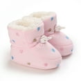 thumbnail image 5 of 0-18M Baby Girl Boots Newborn Winter Warm Fleece Crib Shoes Non-Slip Booties First Walkers, 5 of 7