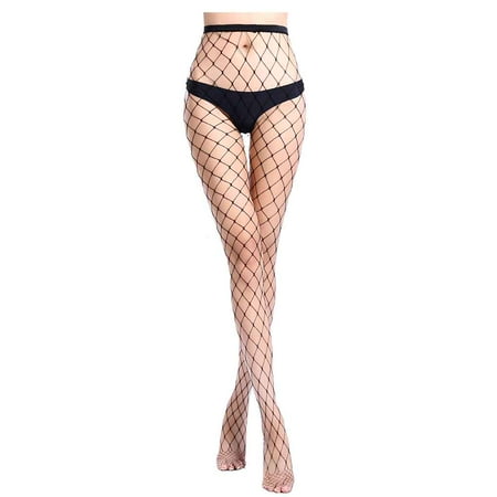

ELENXS Women Girls Elastic Hollow Out Hosiery Leggings Long Socks Fishnet