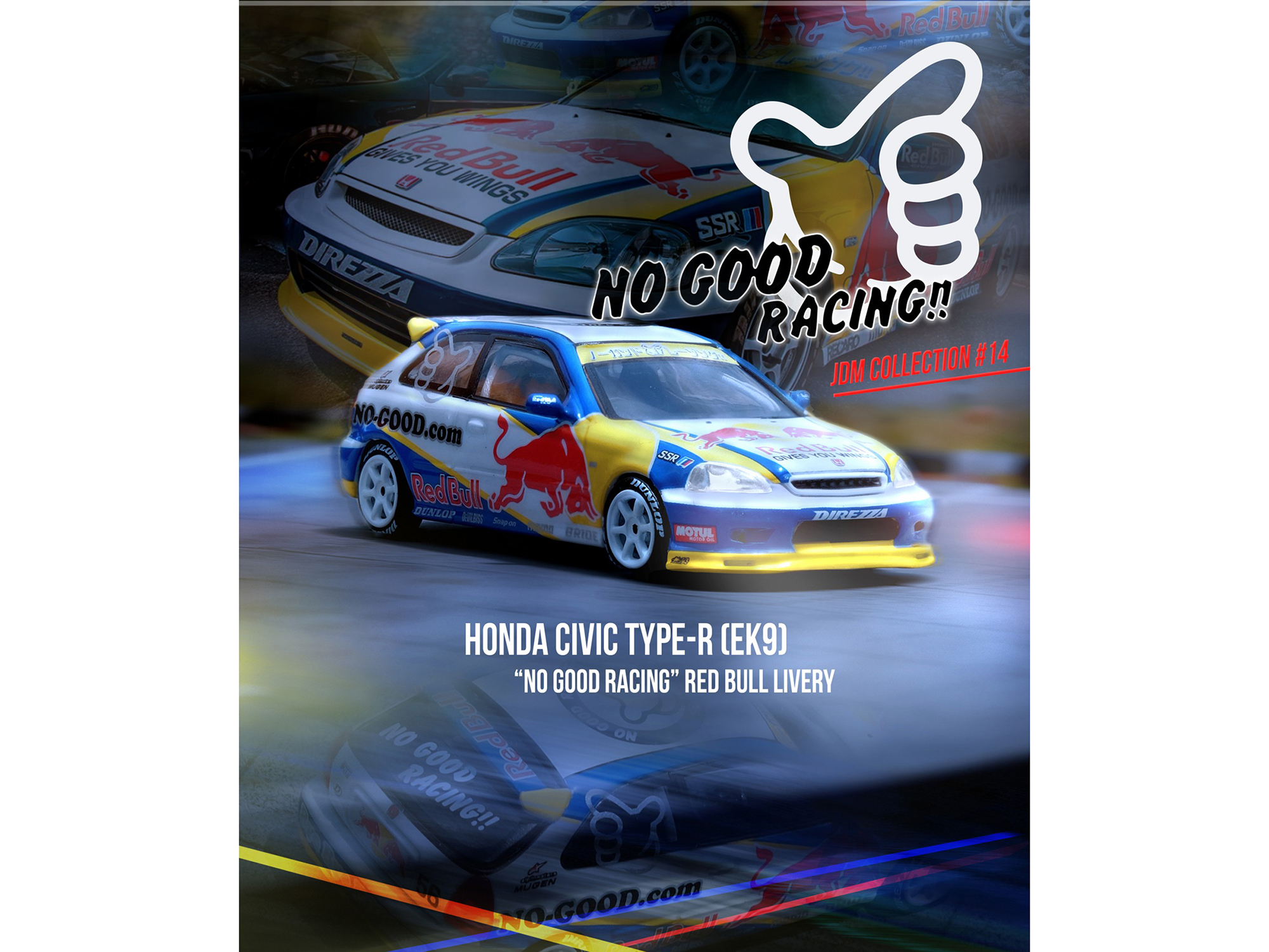 MINI-GT 日産 SILVIA HONDA CIVIC Red Bull Mini-GT Nissan Silvia Honda Civic Red Bull | eBay